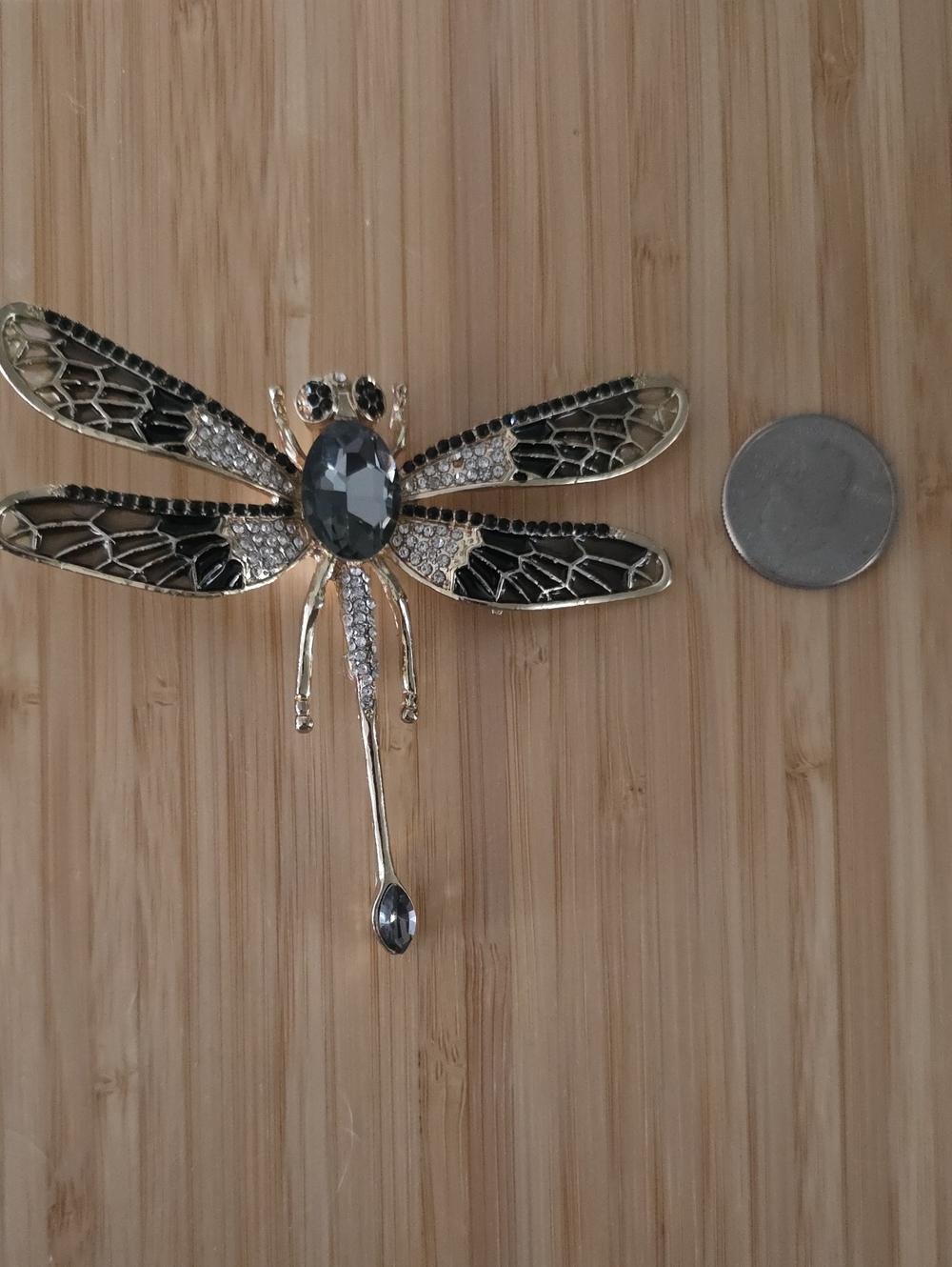 Modern Dragonfly Brooch
